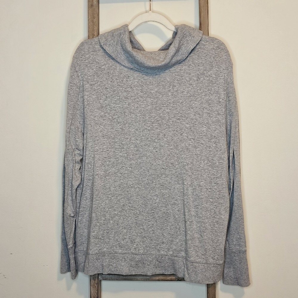 ⭐️40% Off⭐️ Amazon Essentials Heather Grey Cowl Neck Pullover